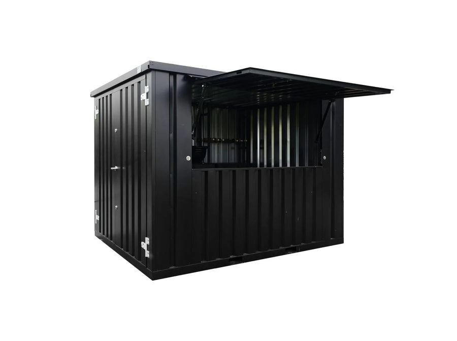 Kiosque-bar modulaire pliable noir Intense