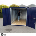 Box Conteneur modulaire démontable Bicolore 2x2m avec plancher surélevé – photo 2