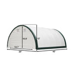 Hangar en arc renforcé pour le stockage 20’x42’x12′ – photo 2