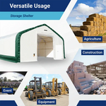 Hangar de stockage renforcé a double Traliccio 30’x40’x20′ – photo 7