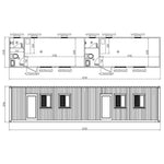 Maison conteneur moderne T3 27 m² avec 2 chambres et 2 salles de bain – photo 4