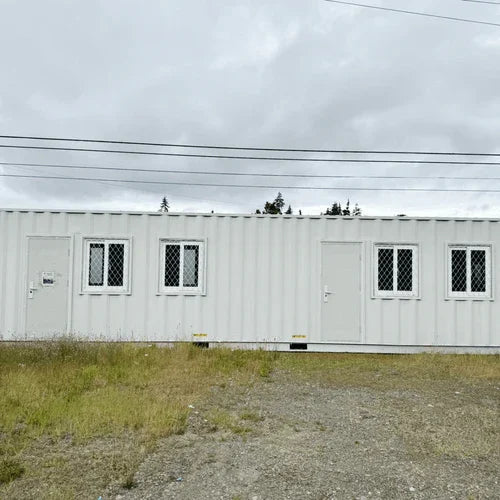Maison conteneur moderne T3 27 m² avec 2 chambres et 2 salles de bain