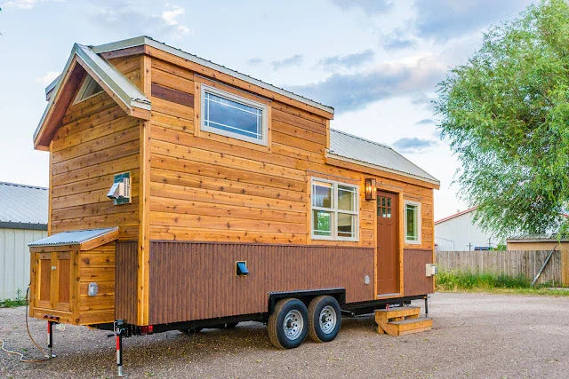 Maison mobile T1  a étage design rustique moderne 24 m²