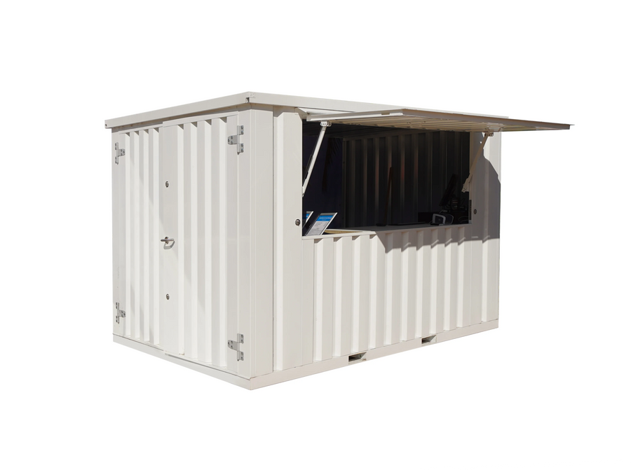 Kiosks Bar Conteneur modulaire 15 pieds  blanc