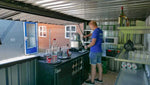 Kiosque-bar modulaire 8 m² avec comptoir rabattable – photo 4