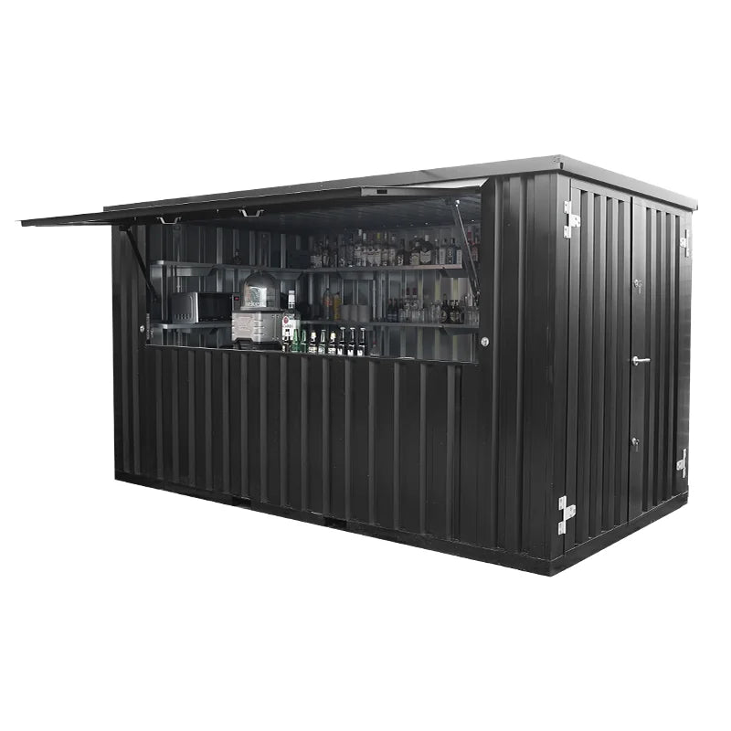 Kiosque-bar modulaire 15 pieds avec comptoir rabattable