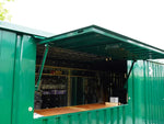 Kiosque-bar modulaire pliable 5.9 m² vert Turchese RAL 6016 – photo 5