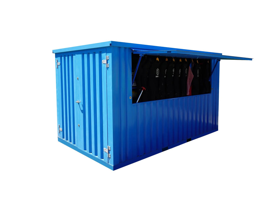 Kiosque-bar modulaire pliable 15 pieds   bleu gentiane