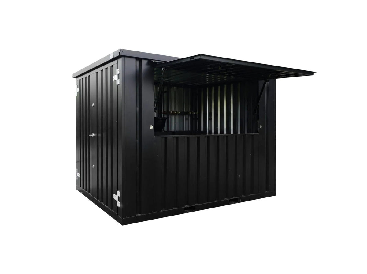 Kiosque-bar modulaire pliable noir Intense