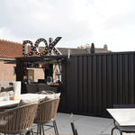 Kiosque-bar modulaire démontable 12 m² – blanc – photo 3