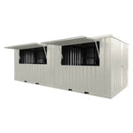 Kiosque-bar modulaire démontable 12 m² – blanc – photo 1