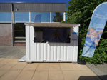 Kiosque-bar modulaire démontable avec auvent intégré – photo 1