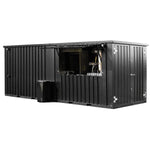 Chiosco modulaire SYC Conteneur Bar 12 m² démontable – noir Intenso – photo 1