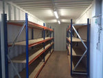 Conteneur de stockage 20 pieds équipé (étagères et installation électrique) – photo 3