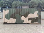 Conteneur 20 pieds Standard camouflage (vert camouflage) – neuf/premier voyage – photo 1
