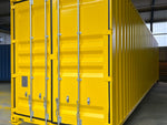 Conteneur 40 pieds High Cube (HC) neuf – jaune RAL 1021 (premier voyage) – photo 1