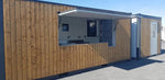 Conteneur Bar mobile 20 pieds 15 m² avec revêtement en bois et ouverture basculante – photo 5