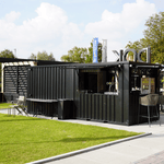 Kiosque commercial modulaire 12 m² – rose Distintivo – photo 2