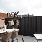 Kiosque-bar modulaire SYC 12 m² – acier galvanisé bleu Cielo – photo 3