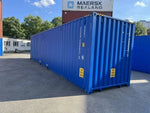 Conteneur maritime 40 pieds High Cube neuf en acier Corten bleu gentiane – photo 7