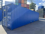 Conteneur maritime 40 pieds High Cube neuf en acier Corten bleu gentiane – photo 8