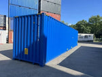 Conteneur maritime 40 pieds High Cube neuf en acier Corten bleu gentiane – photo 1
