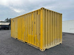 Conteneur maritime d’occasion 20 pieds en acier CORTEN jaune – photo 5