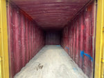 Conteneur maritime d’occasion 20 pieds en acier CORTEN jaune – photo 6