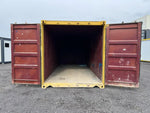 Conteneur maritime d’occasion 20 pieds en acier CORTEN jaune – photo 7