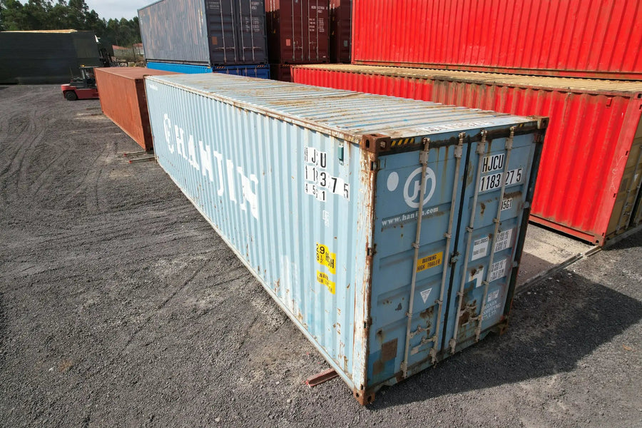 Conteneur maritime d’occasion 40 pieds High Cube pour le stockage Volumineuse