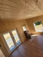 Module habitable polyvalent mobile 15,5 m² avec intérieurs bois et salle de bain – photo 3
