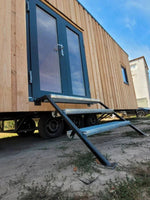 Module habitable polyvalent mobile 15,5 m² avec intérieurs bois et salle de bain – photo 8