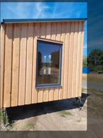 Module habitable polyvalent mobile 15,5 m² avec intérieurs bois et salle de bain – photo 9