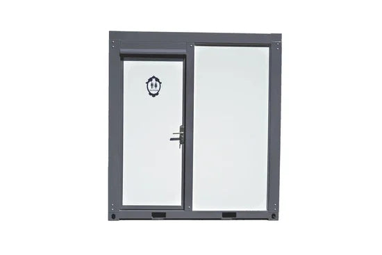 Compact self-contained sanitary module 2.95 m² with shower