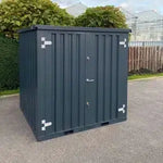 Module de stockage démontable 2x2m avec plancher surélevé anthracite – photo 2