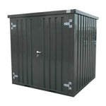 Module de stockage démontable 2x2m avec plancher surélevé anthracite – photo 1