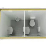 Module sanitaire double Cabine 3,6 m² – accès indépendants – photo 6