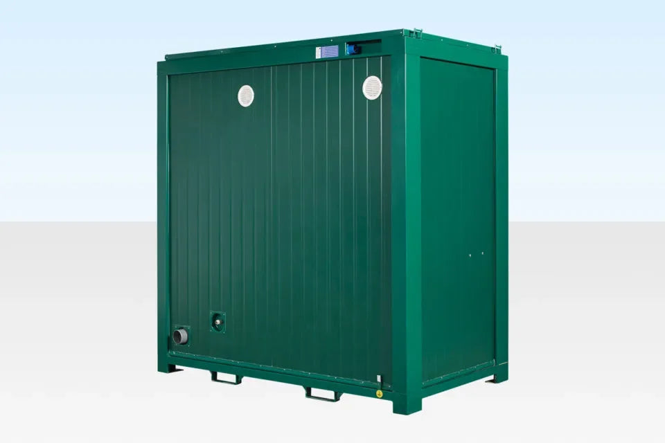 Freestanding double sanitary unit 3 m²