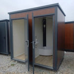 Module sanitaire double pré-équipé 4,85 m² avec WC et douche – photo 1