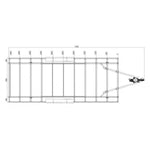 Remorque modulaire robuste pour Tiny House et Strutture Mobili 6m x 2.44m – photo 4