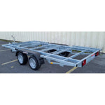 Remorque robuste double Asse pour Tiny House et Strutture Mobili 4x2m – photo 2