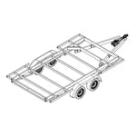 Remorque robuste double Asse pour Tiny House et Strutture Mobili 4x2m – photo 16
