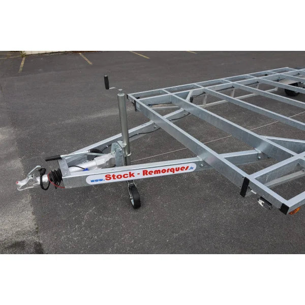 Remorque robuste triple Asse pour Tiny House 8,40m x 2,44m