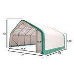 Structure de couverture renforcée pour le stockage 20’x20’x12′ – photo 2
