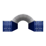 Tunnel de couverture robuste pour Conteneur 20×40 pieds – photo 2
