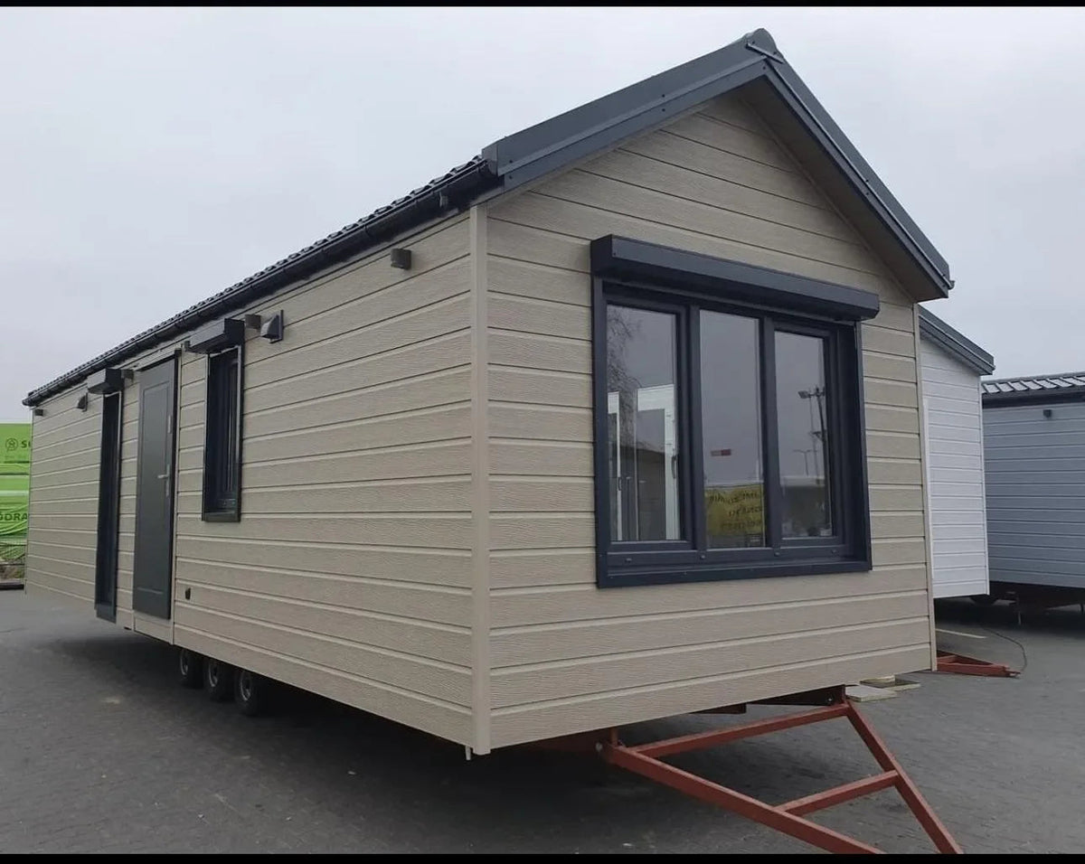 35 m² mobile housing unit with 2 bedrooms, modern design