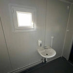 Unité sanitaire mobile d’occasion 14.8 m² avec 6 douches et sanitaires intégrés – photo 2