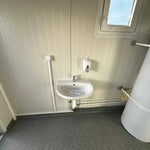 Unité sanitaire mobile d’occasion 14.8 m² avec 6 douches et sanitaires intégrés – photo 14